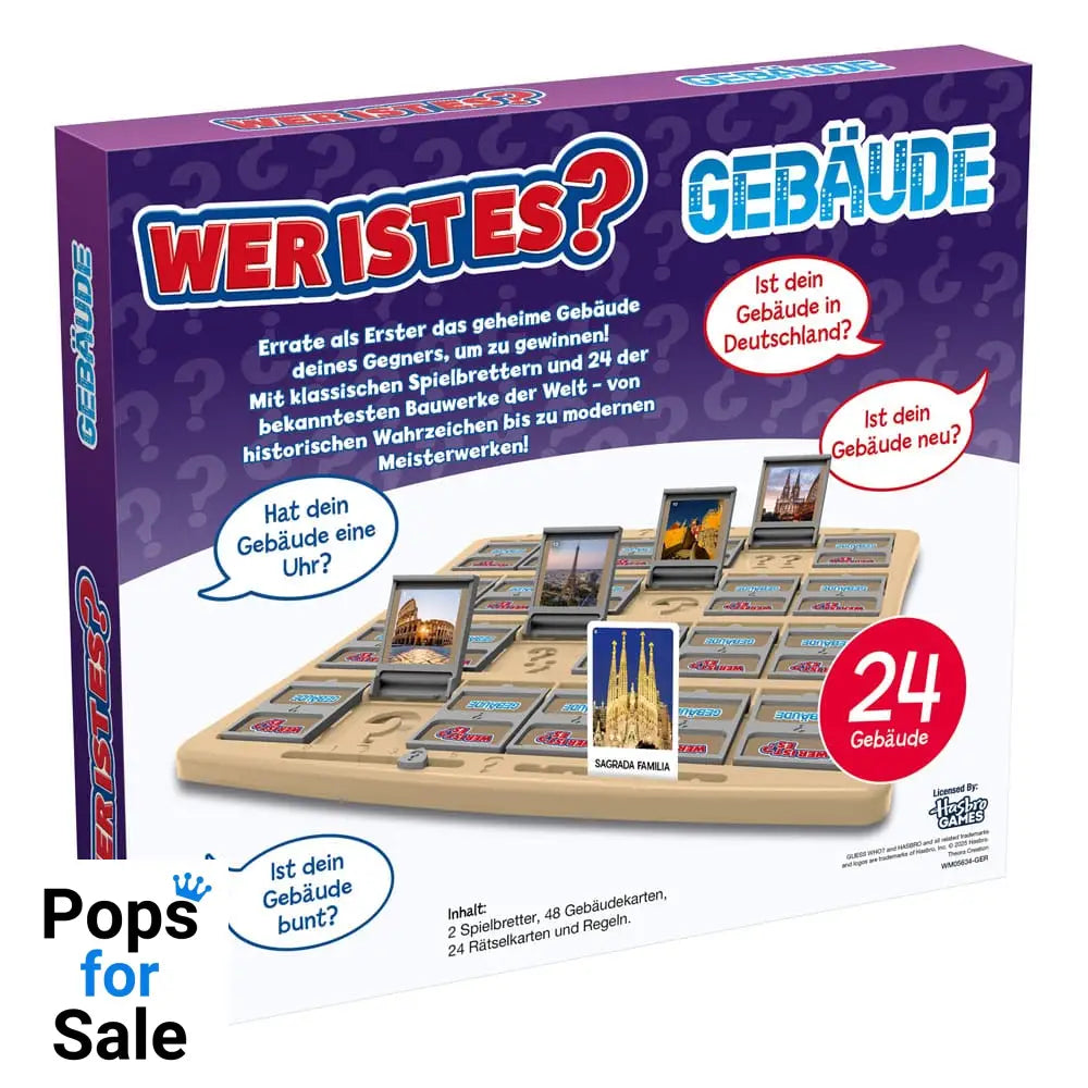 Board Game Guess Who Berühmte Gebäude *German Version*