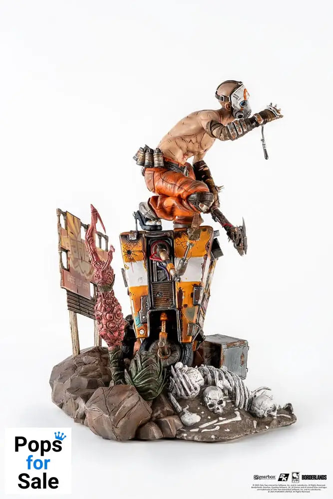 Borderlands 3 Statue 1/6 Psycho & Claptrap Diorama 40 cm