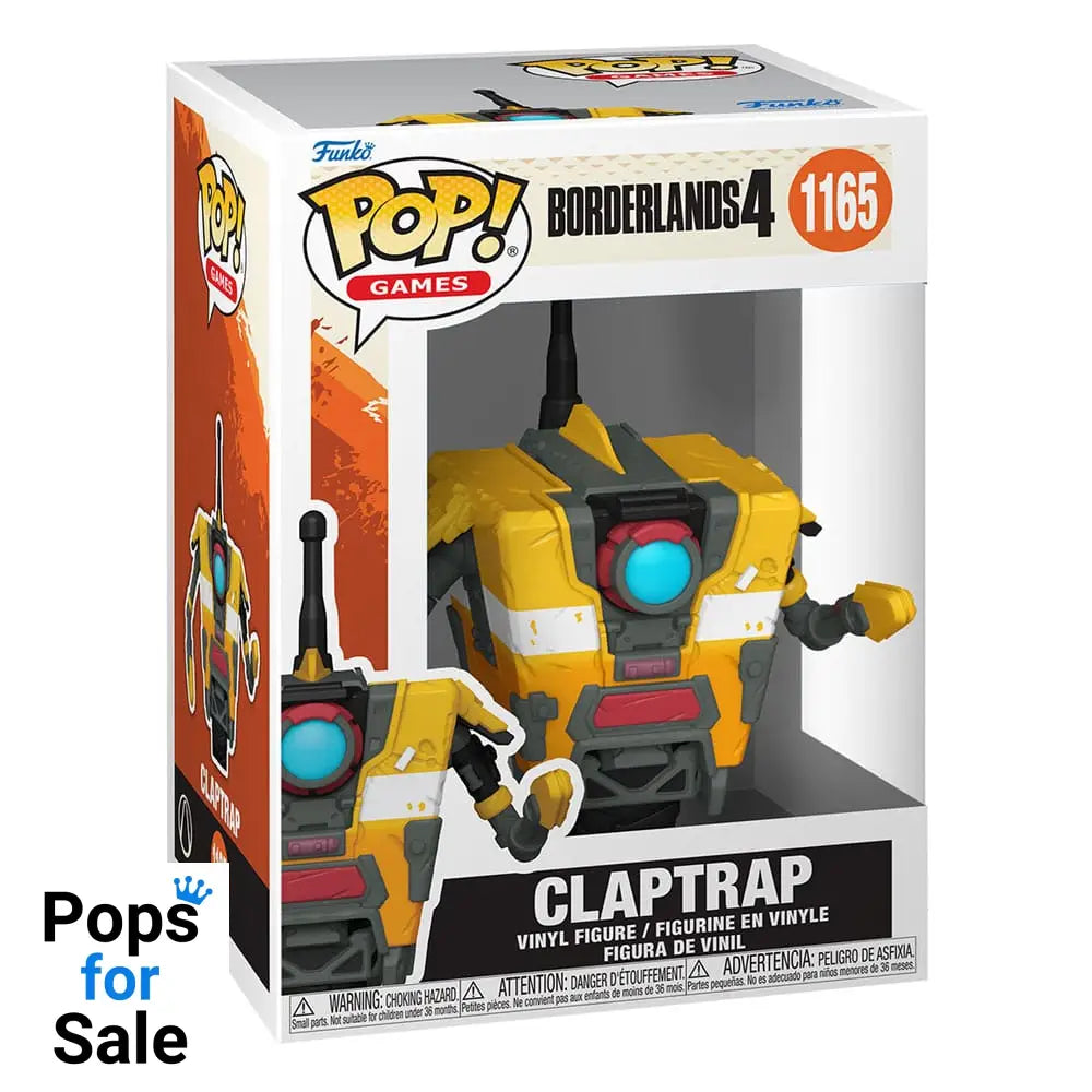 Borderlands 4 POP! Games Vinyl Figure Claptrap 9 cm