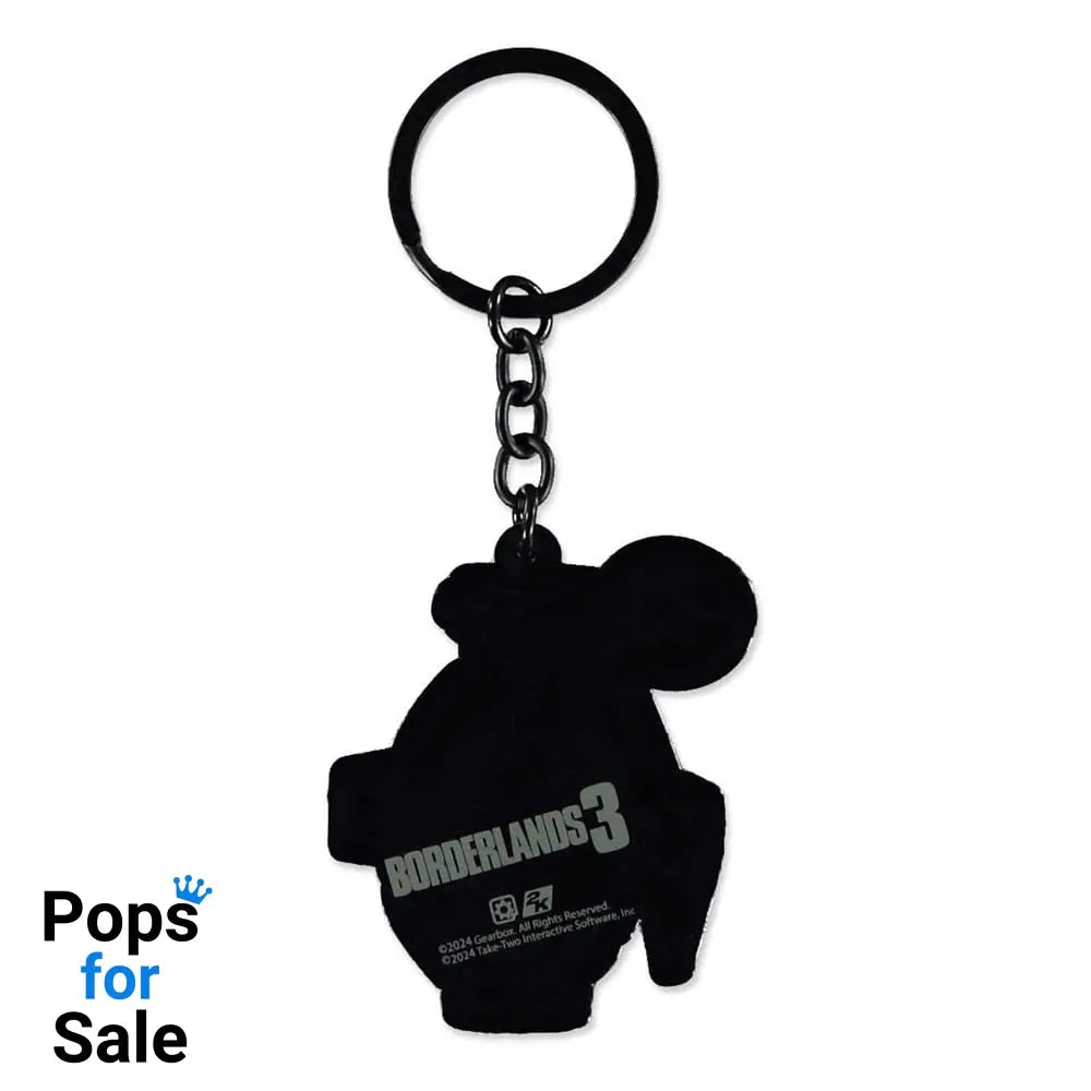 Borderlands 4 Rubber Keychain Lovebomb