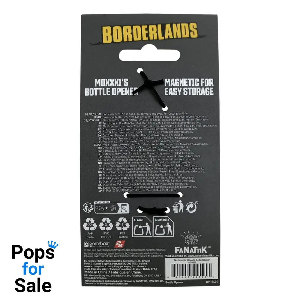 Borderlands Bottle Opener Mad Moxxi