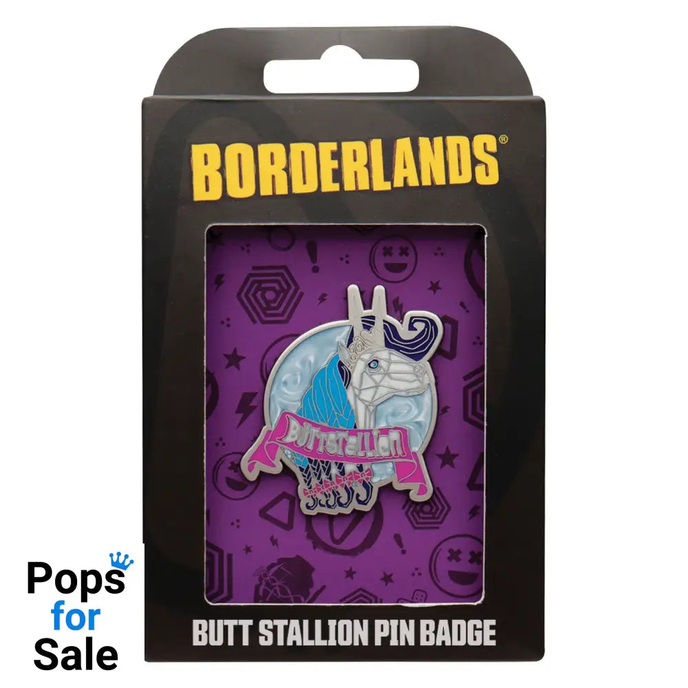 Borderlands Butt Stallion Pin Badge
