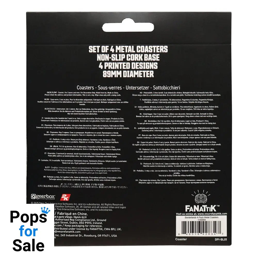 Borderlands Coaster 4-Pack