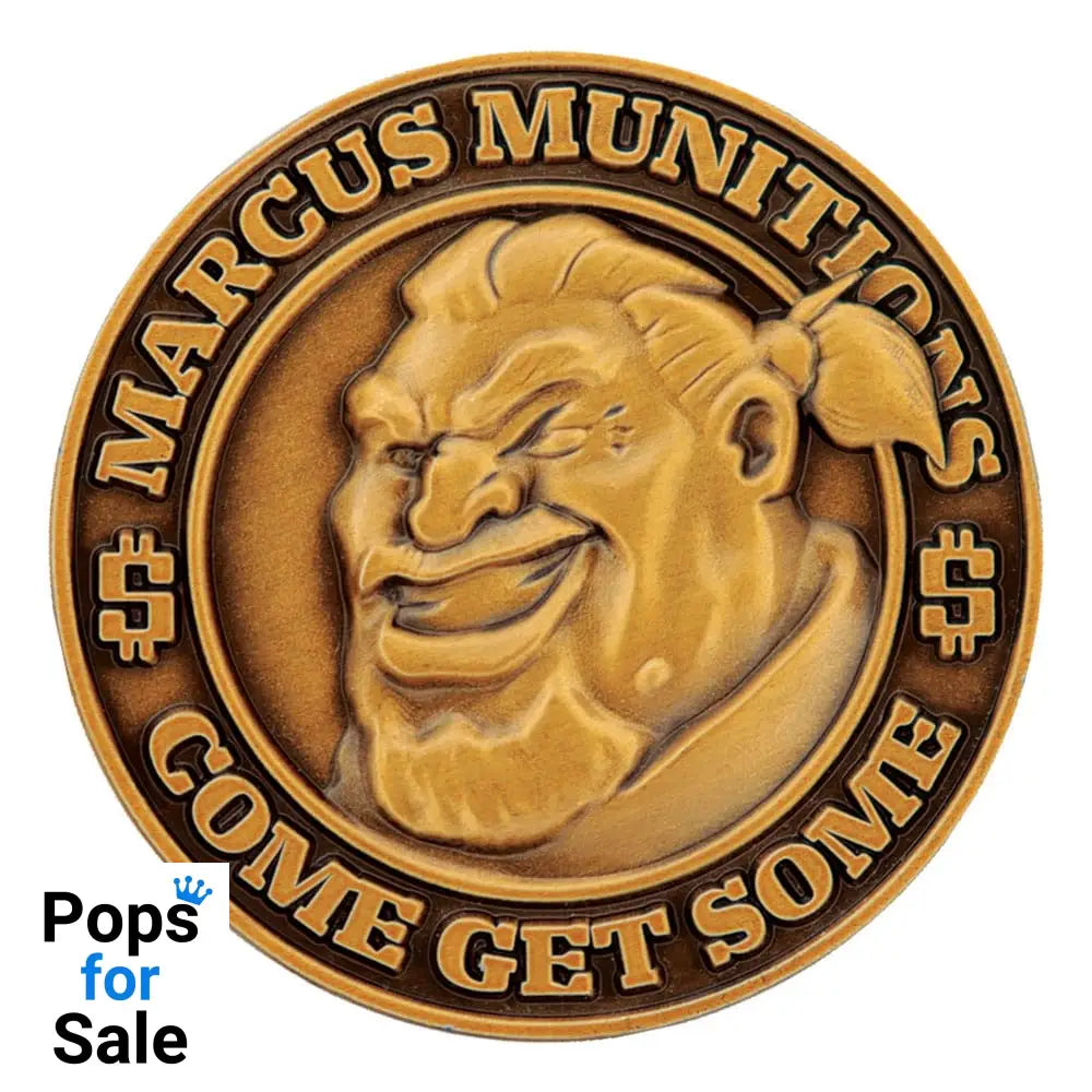 Borderlands Collectable Coin Marcus Munitions Limited Edition Coins