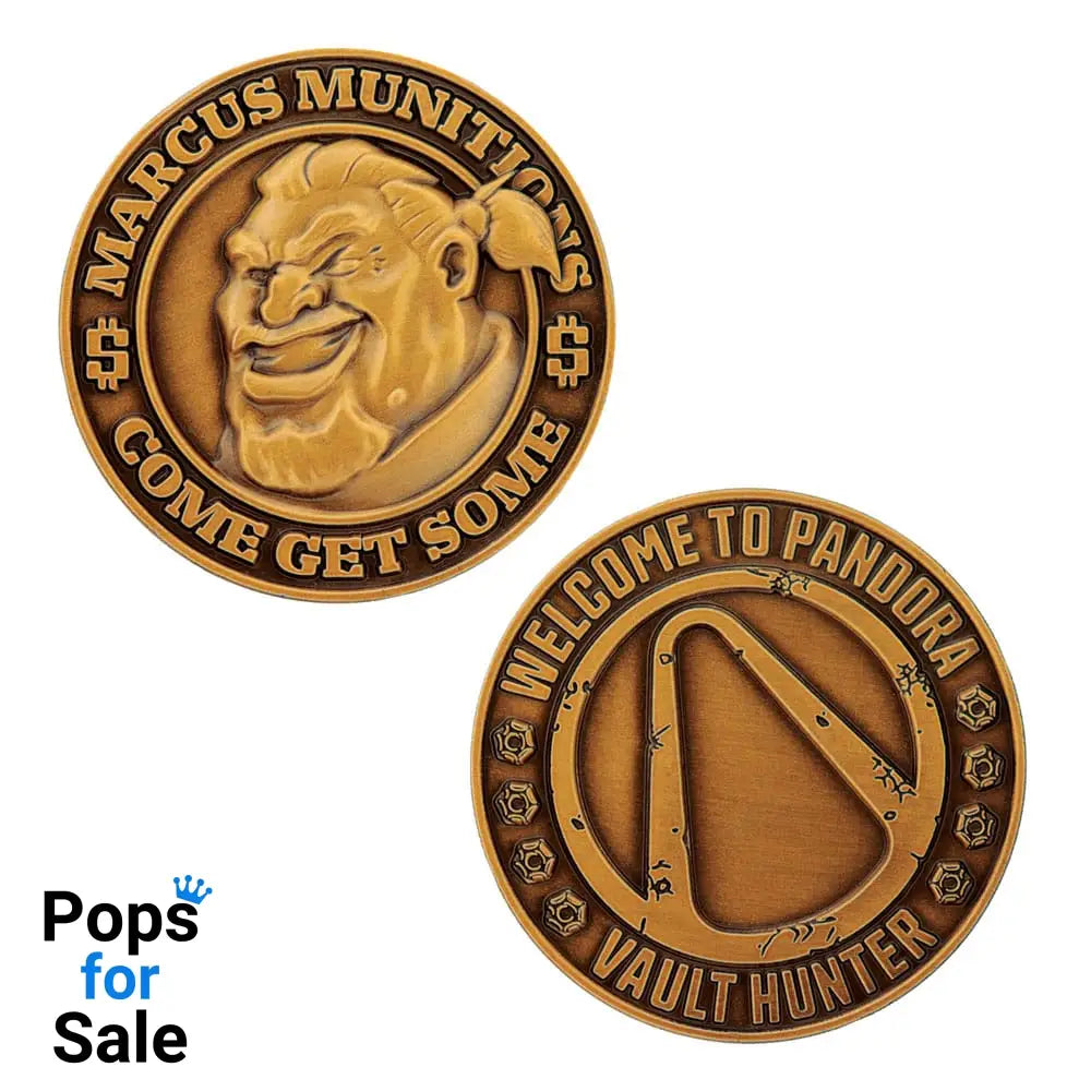 Borderlands Collectable Coin Marcus Munitions Limited Edition
