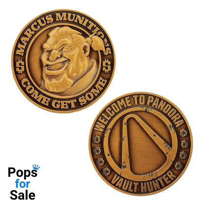 Borderlands Collectable Coin Marcus Munitions Limited Edition