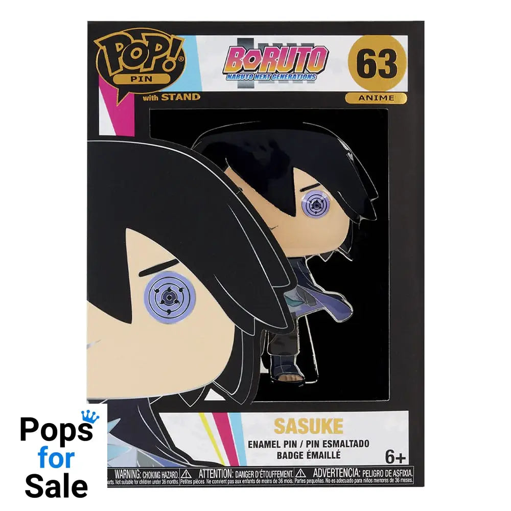 Boruto: Naruto Next Generations Loungefly POP! Enamel Pin Sasuke 10 cm