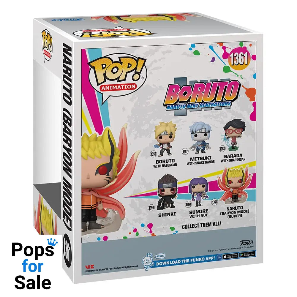 Boruto - Naruto Next Generations Super Sized POP! Vinyl Figure Baryon Naruto 15 cm