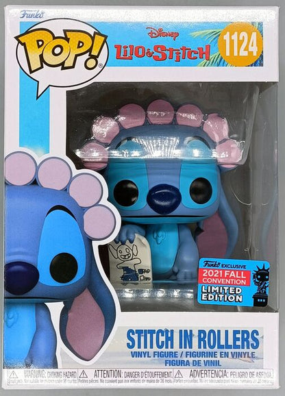 1124 Stitch in Rollers Disney Lilo & Stitch - 2021 Con - Box Damaged Funko POP