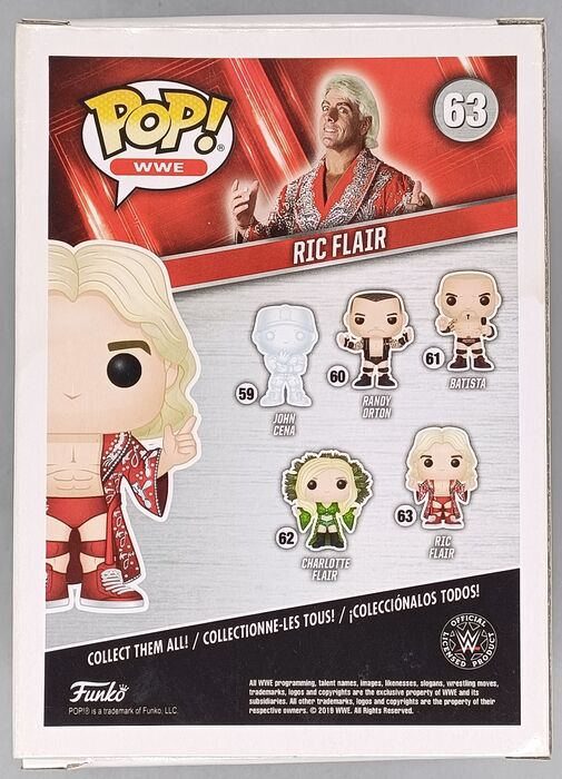 #63 Ric Flair - WWE - Box Damaged Funko POP