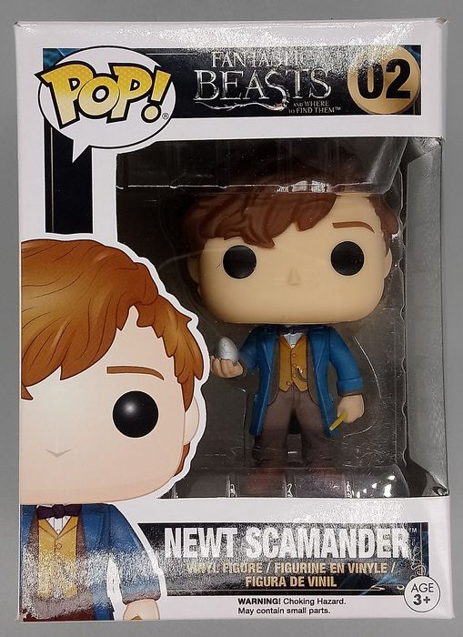 #02 Newt Scamander (Egg) - Fantastic Beasts - Box Damaged Funko POP