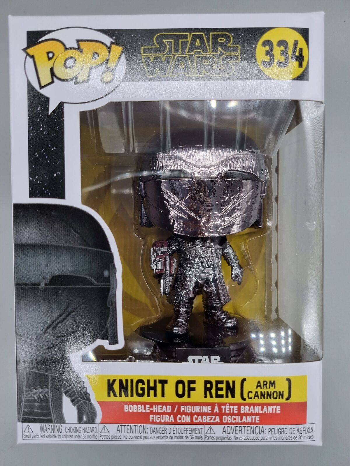 #334 Knight of Ren (Arm Cannon) Chrome - Star Wars Funko POP