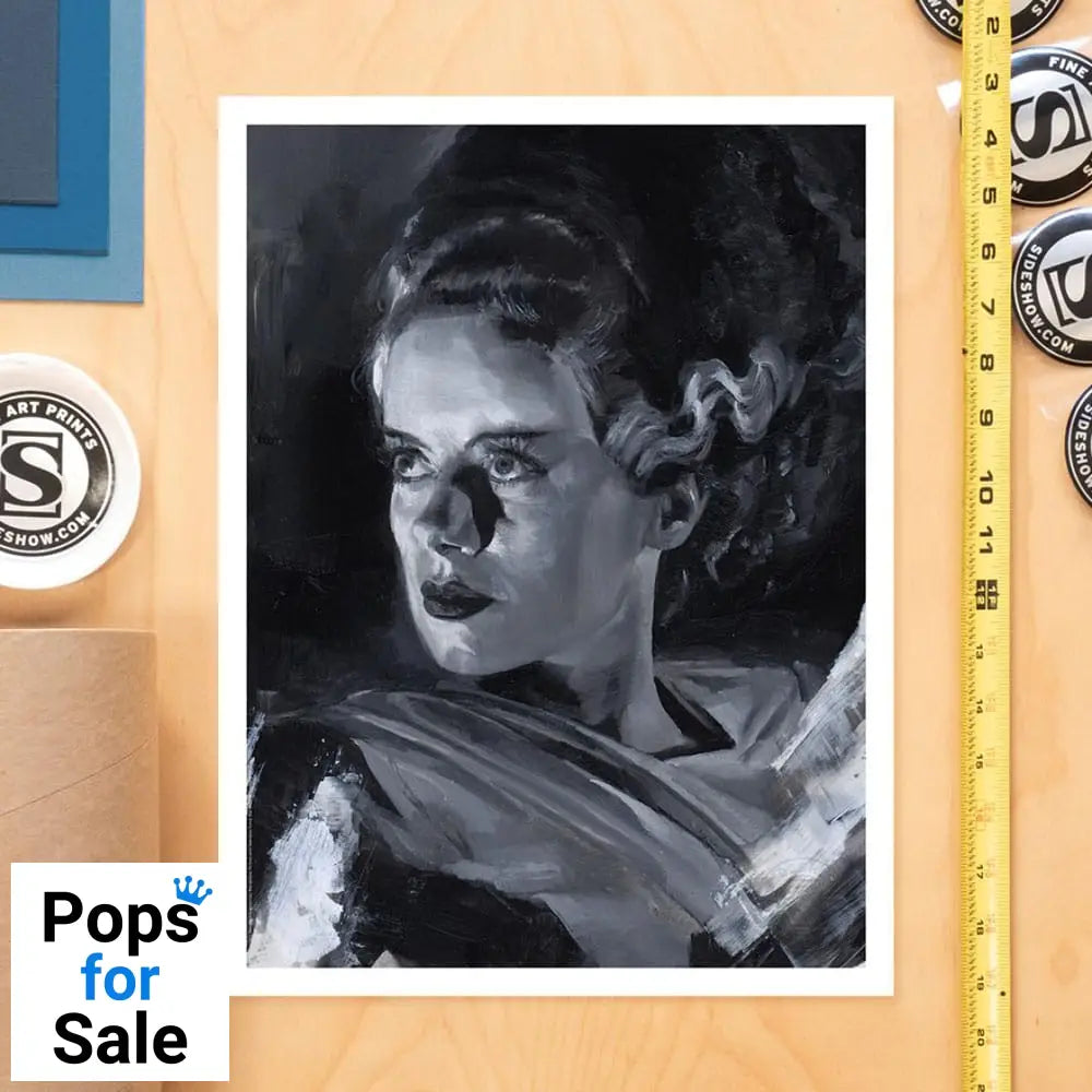 Bride of Frankenstein Art Print Bride of Frankenstein by Chris Valentine 41 x 31 cm - unframed