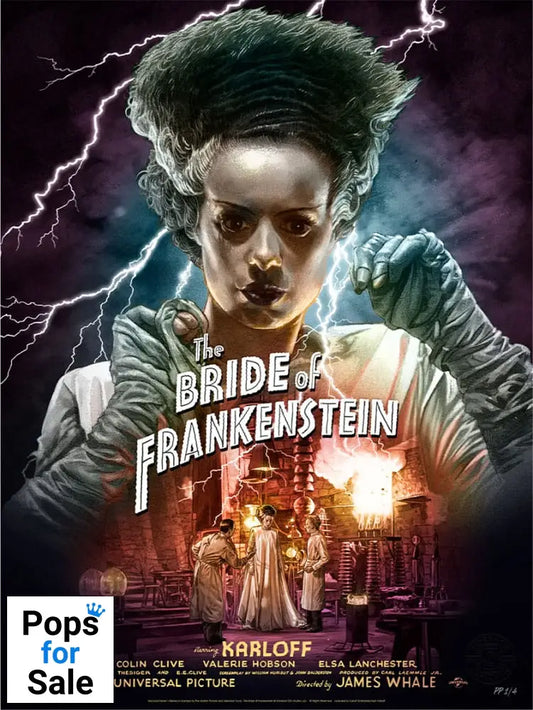 Bride of Frankenstein Art Print Bride of Frankenstein (Color Variant) by Ruiz Burgos 61 x 46 cm - unframed Posters &