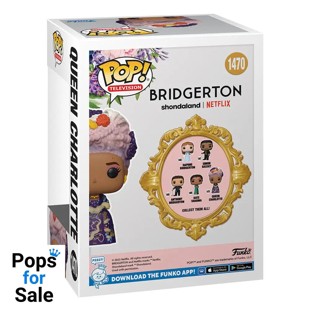 Bridgerton POP! TV Vinyl Figure Queen Charlotte 9 cm