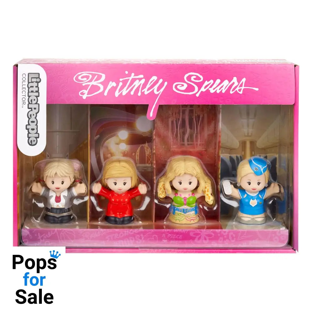 Britney Spears Fisher-Price Little People Collector Mini Figures 4-Pack 7 cm