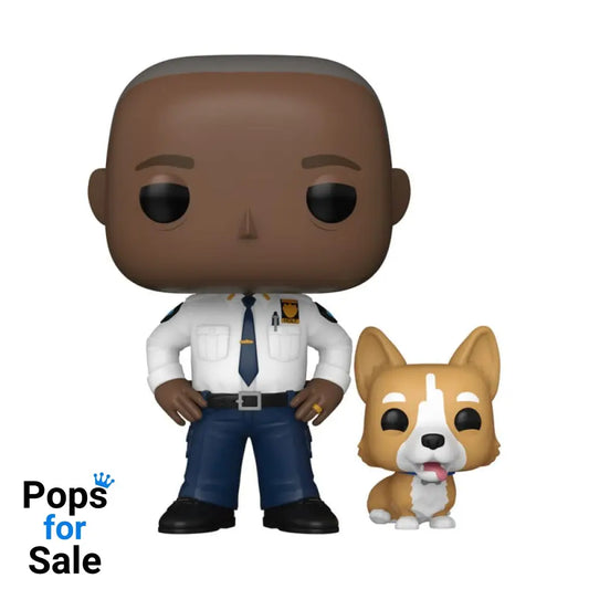 Brooklyn Nine-Nine POP! TV Vinyl Figure Cpt Holt w/dog 9 cm
