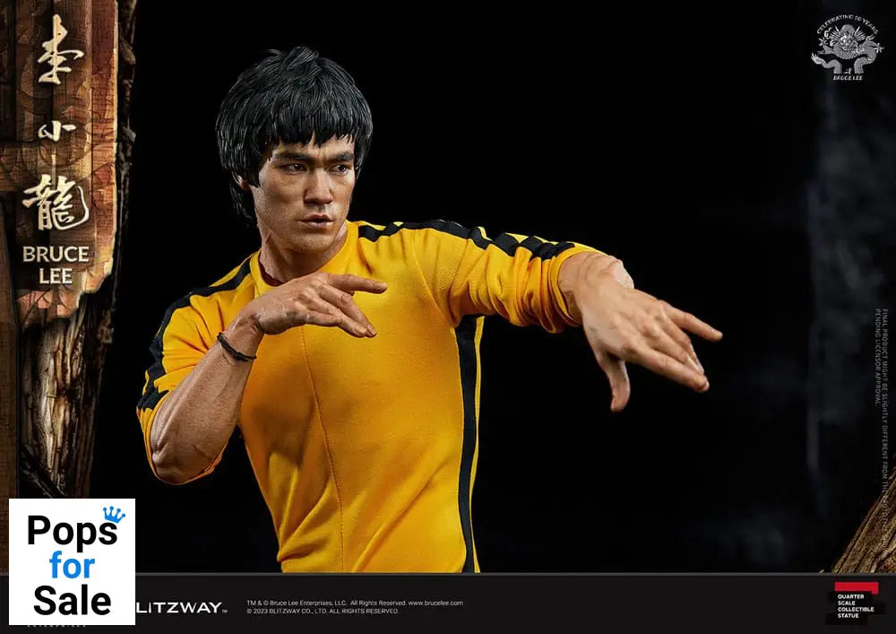 Bruce Lee Statue 1/4 50th Anniversary Tribute 55 cm
