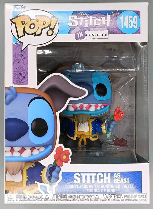 #1459 Stitch (as The Beast) Disney Lilo & Stitch / Beauty & The Beast Funko POP 
