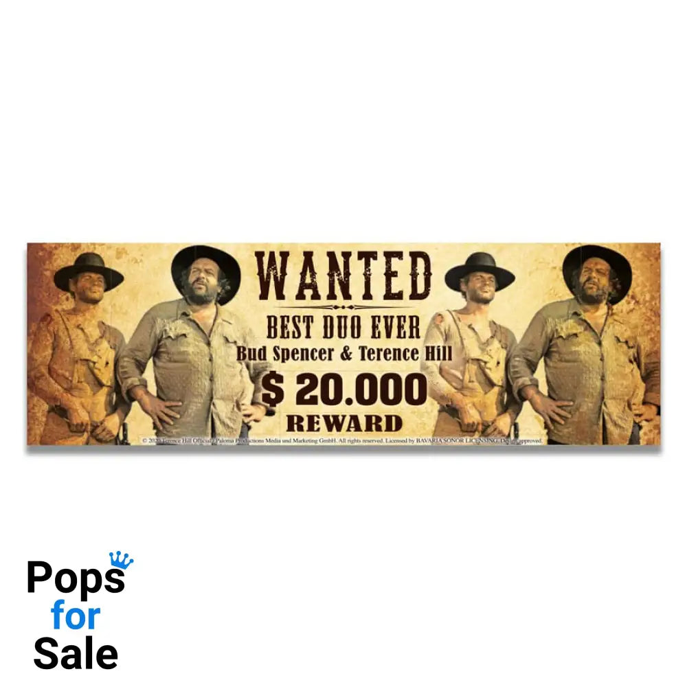 Bud Spencer & Terence Hill Enamel Mug Wanted