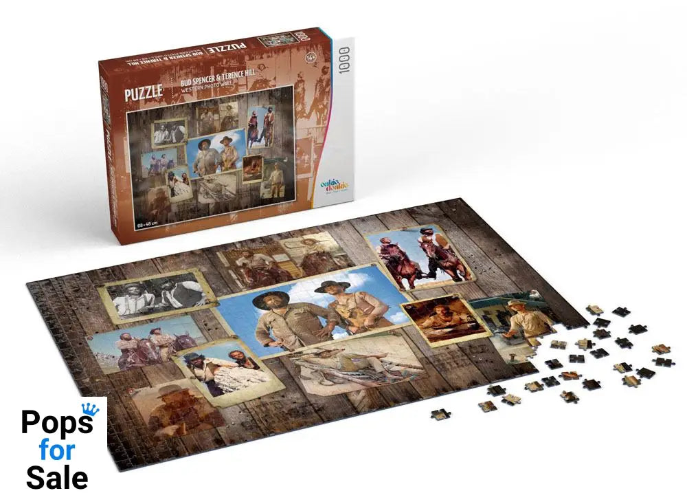 Bud Spencer & Terence Hill Jigsaw Puzzle Western Photo Wall (1000 pieces)