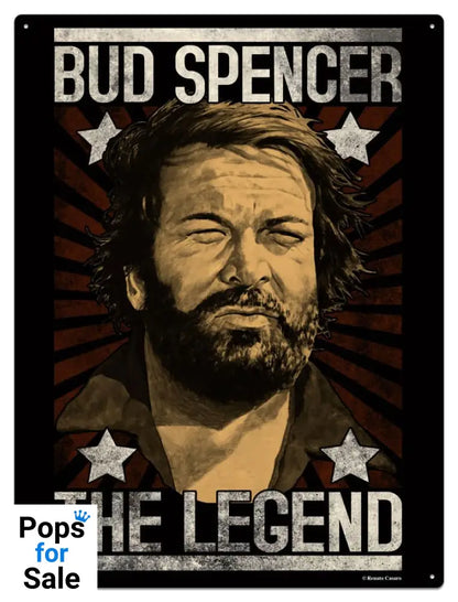 Bud Spencer Tin Sign The Legend 30 x 40 cm Tin signs