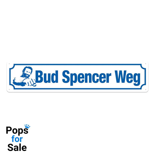 Bud Spencer Tin Sign Bud Spencer Weg 46 x 10 cm Tin signs