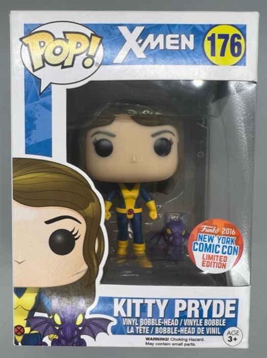 #176 Kitty Pryde (w/ Lockheed) Marvel XMen 2016 Con Box Damaged Funko POP