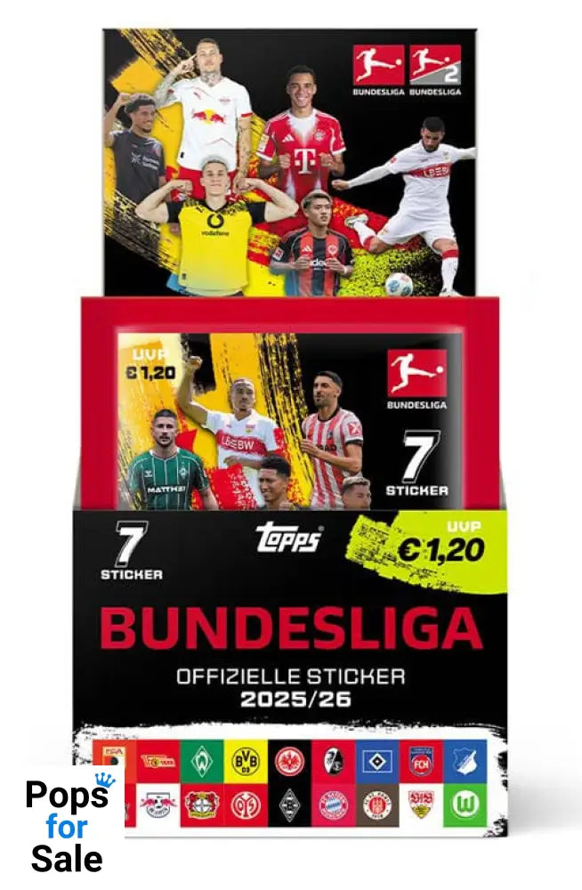 Bundesliga 2025/26 Sticker Collection Booster Display (50)