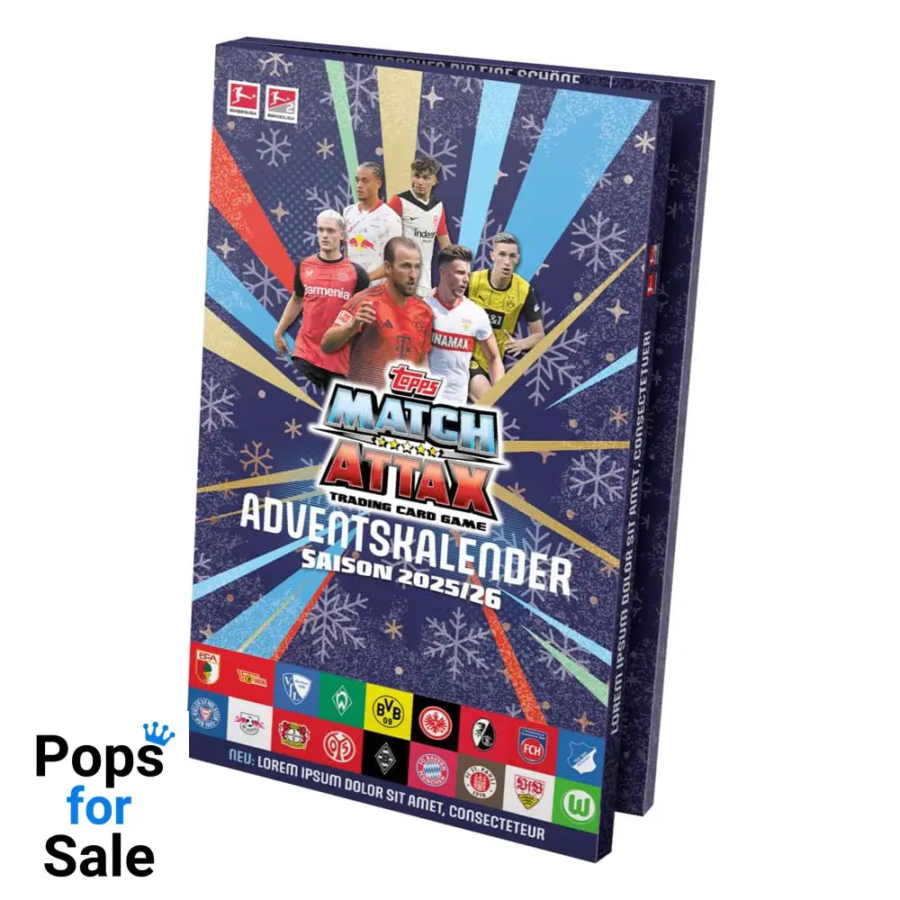 Bundesliga Match Attax Trading Cards 2025/26 Advent calendar Calendars