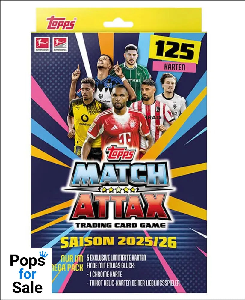 Bundesliga Match Attax Trading Cards 2025/26 Mega Pack *German Version* Trading cards