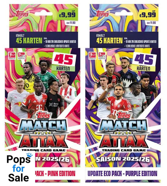 Bundesliga Match Attax Trading Cards 2025/26 Update Eco Pack