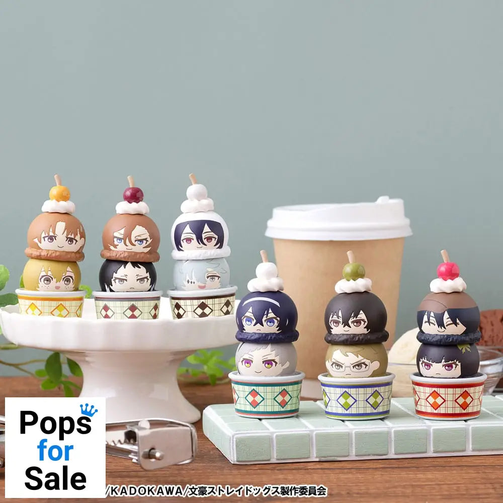 Bungo Stray Dogs Tsumichen Stack up & Change Trading Figure 8 cm Assortment (6) Mini-figures,Blind Boxes