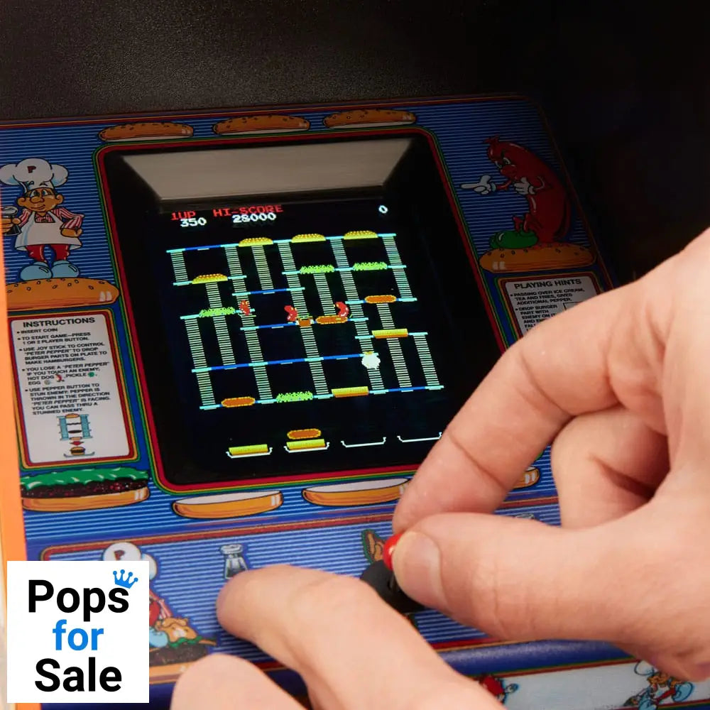 Burger Time Quarter Arcade Machine 44 cm