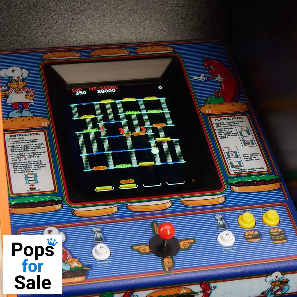 Burger Time Quarter Arcade Machine 44 cm