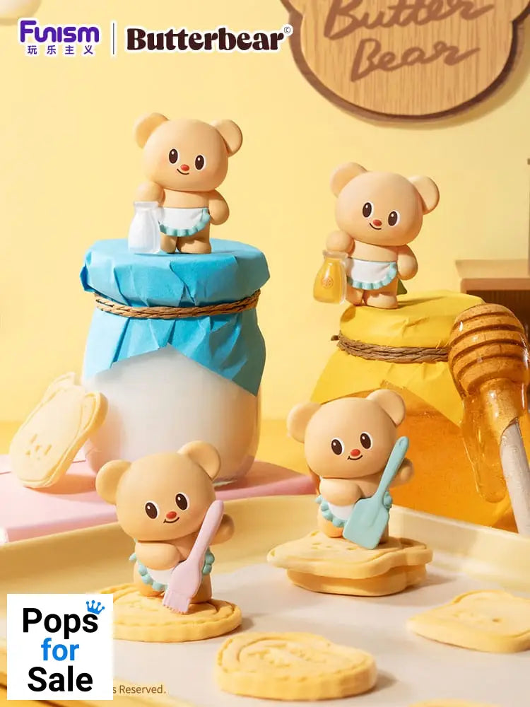 Butterbear Baked with Love Series Mini Figures 3-Pack Chubby Face 9 cm Display (6)