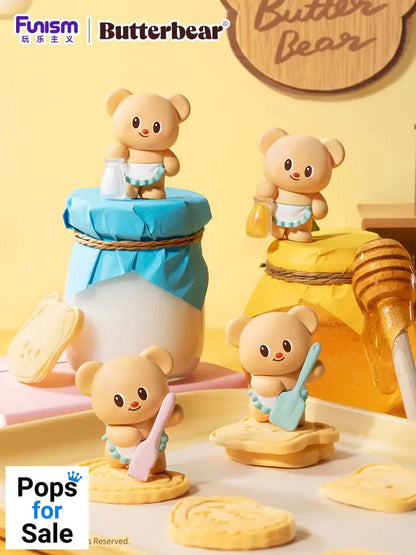 Butterbear Baked with Love Series Mini Figures 3-Pack Chubby Face 9 cm Display (6)