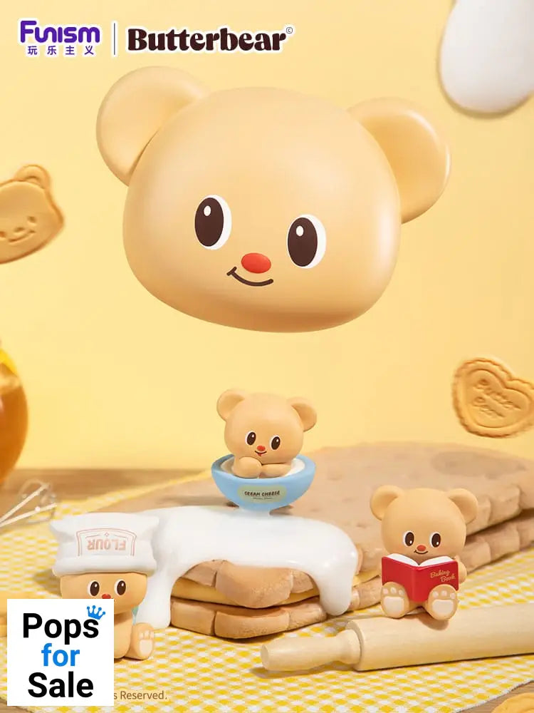 Butterbear Baked with Love Series Mini Figures 3-Pack Chubby Face 9 cm Display (6)