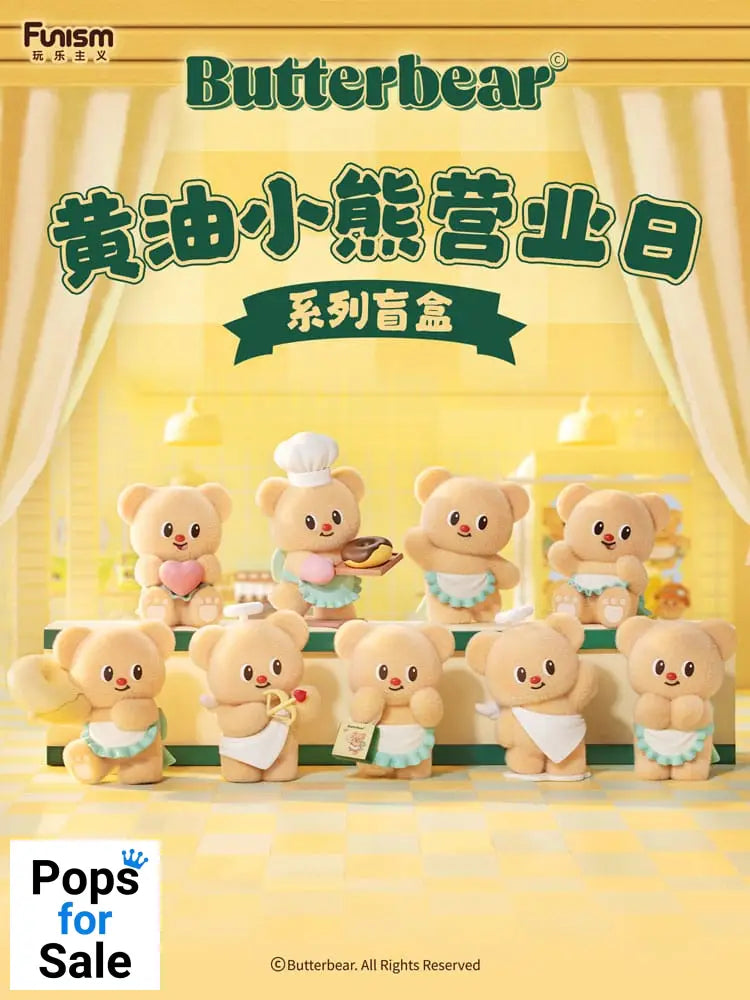 Butterbear Operating Day Series Mini Figures 9 cm Display (8) Mini-figures
