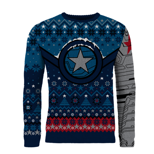 Marvel Winter Soldier Christmas Jumper (Size M)