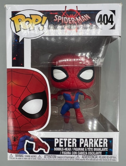 #404 Peter Parker - Marvel Spiderman Into the Spiderverse Box Damaged Funko POP