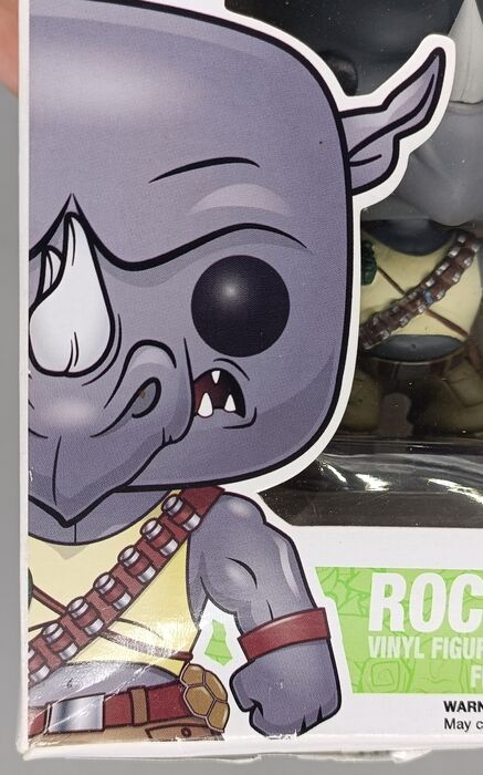 #143 Rocksteady - TMNT Teenage Mutant Ninja Turtl Box Damaged Funko POP