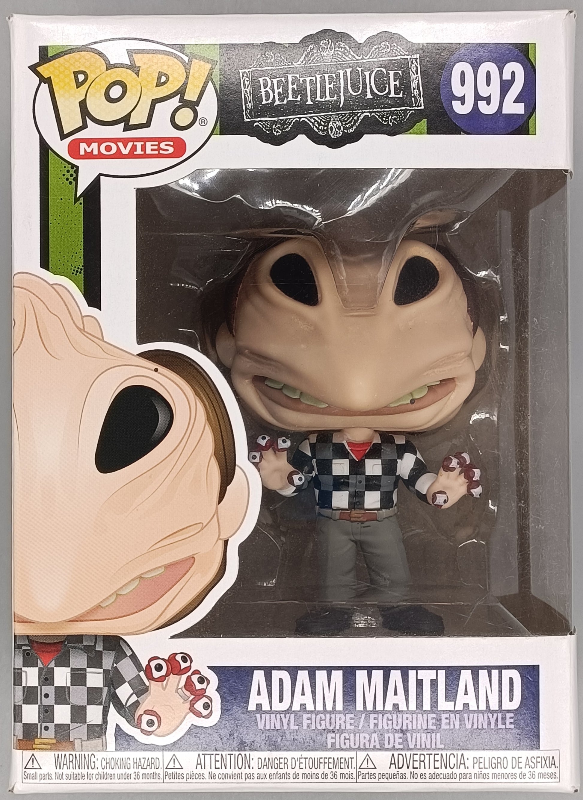 #992 Adam Maitland (Transformed) - Beetlejuice - Box Damaged Funko POP