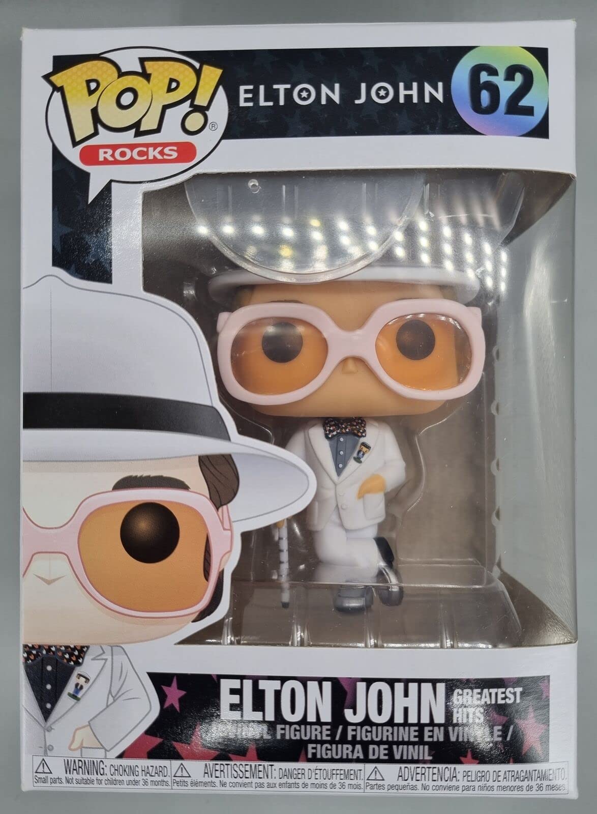 62 Elton John (Greatest Hits) - Funko POP - Box Damaged