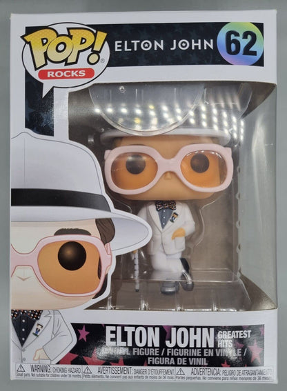 62 Elton John (Greatest Hits) - Funko POP - Box Damaged