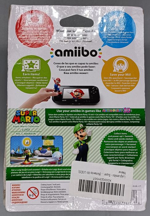 Nintendo amiibo Figure Luigi amiibo - Super Mario Collection for Nintendo Wii-U - [No Box]