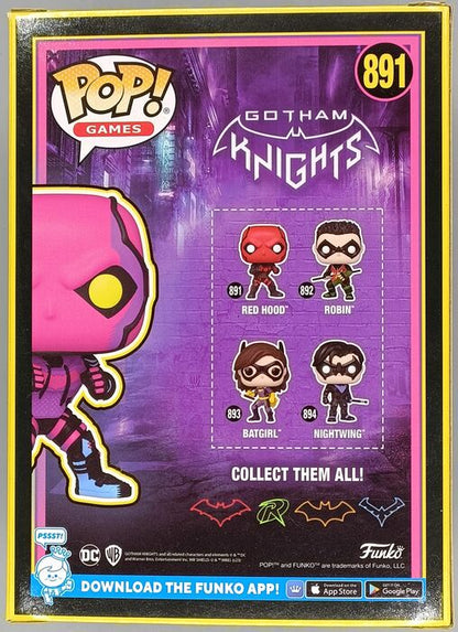 #891 Red Hood - Blacklight - DC Gotham Knights Funko POP