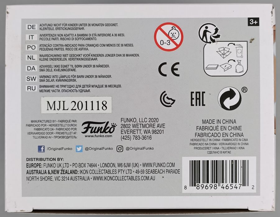 #348 Black Adam - Glow - DC Super Heroes Funko POP