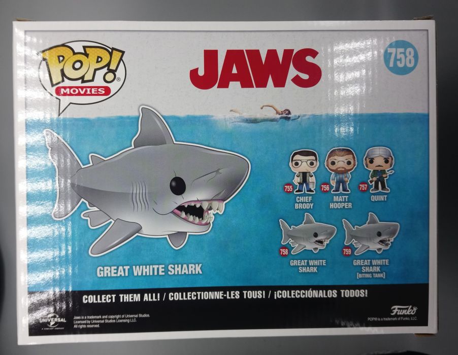 758 Great White Shark - 6 Inch - JAWS Funko POP