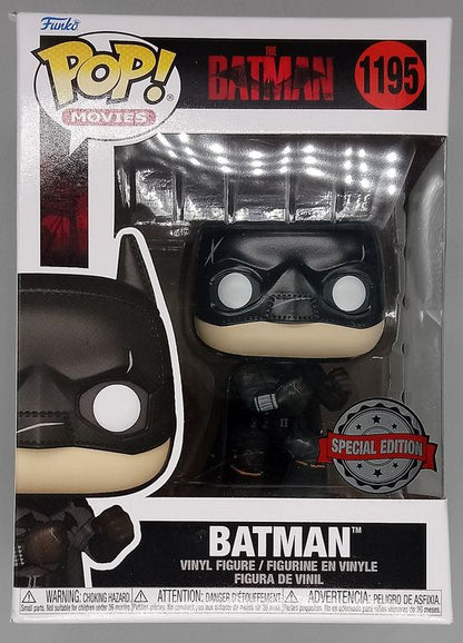 #1195 Batman (BattleScarred) DC The Batman - Box Damaged Funko POP